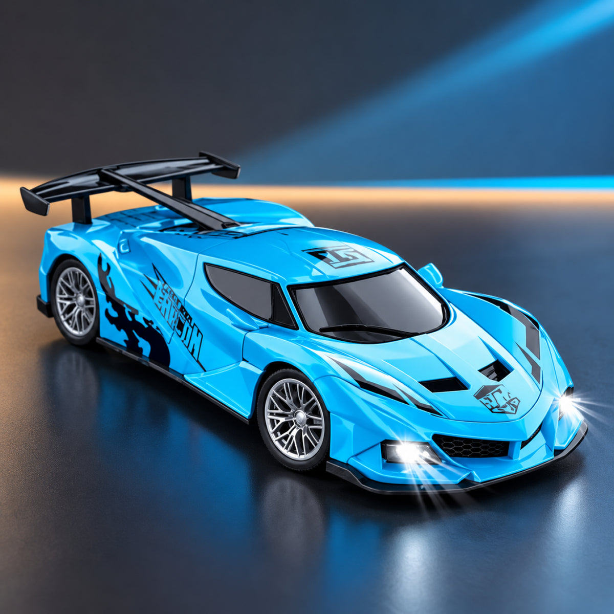 Racing RC Sports Car – 1:16 Scale Remote Control Racing Car with Rechargeable Battery