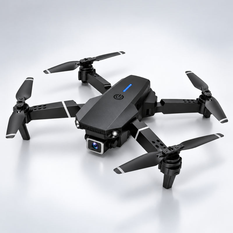 E88 Foldable RC Drone – Remote Control Quadcopter with 4K-Style Camera