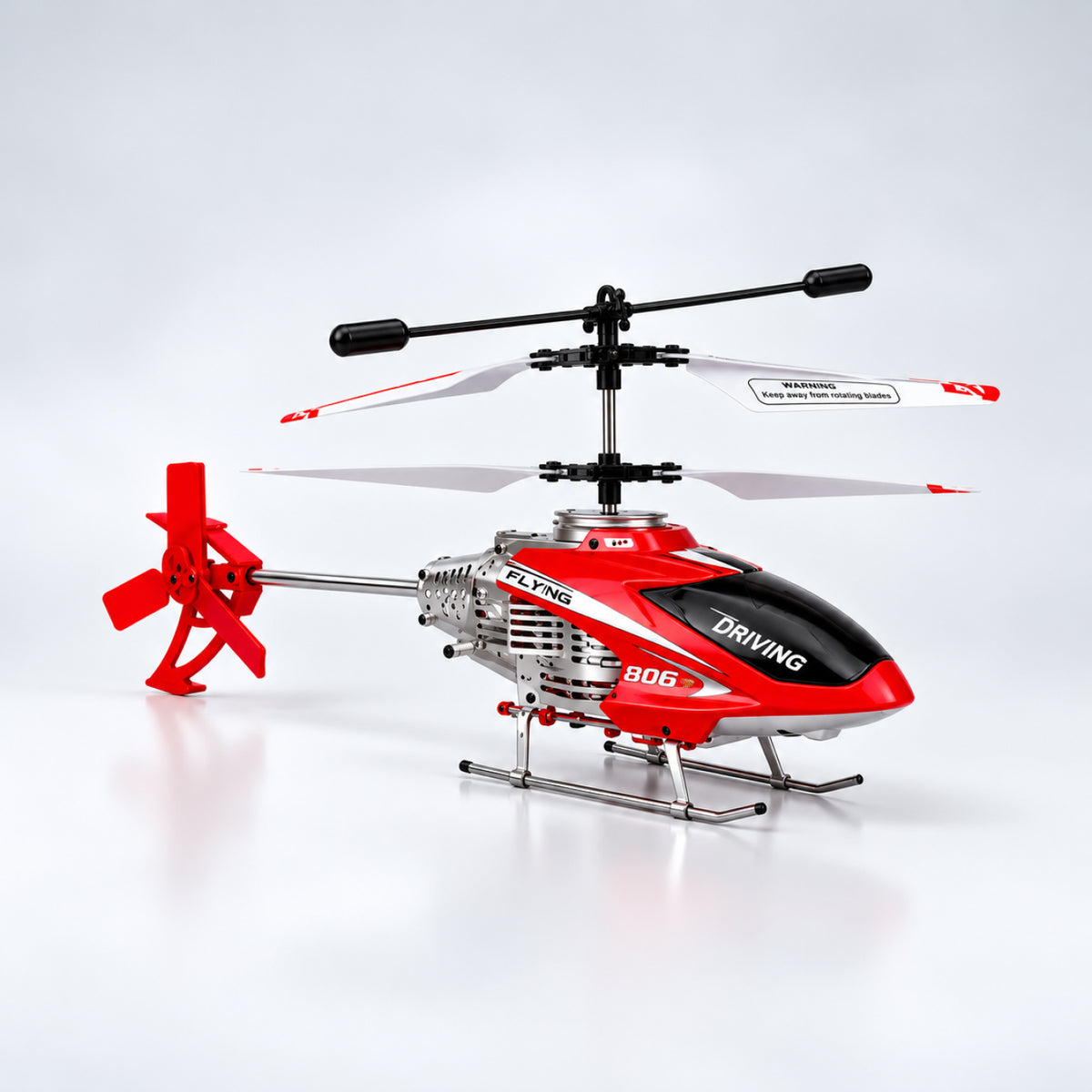 RC Velocity Mini Helicopter – Infrared Remote Control Helicopter with Gyro Stabilization & LED Lights