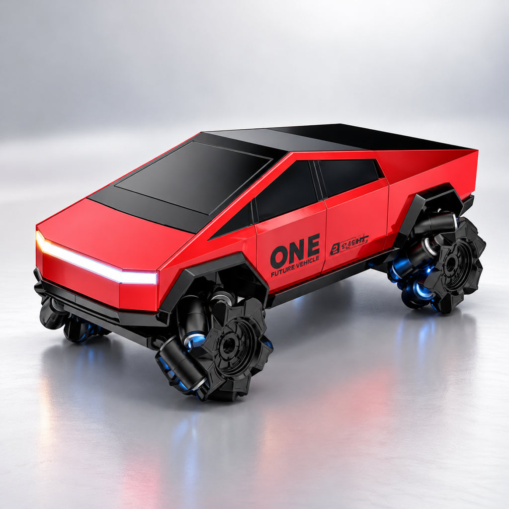 RC QTX Stunt Drift Car – 1:28 Scale 2.4GHz Remote Control Car with 360° Rotation