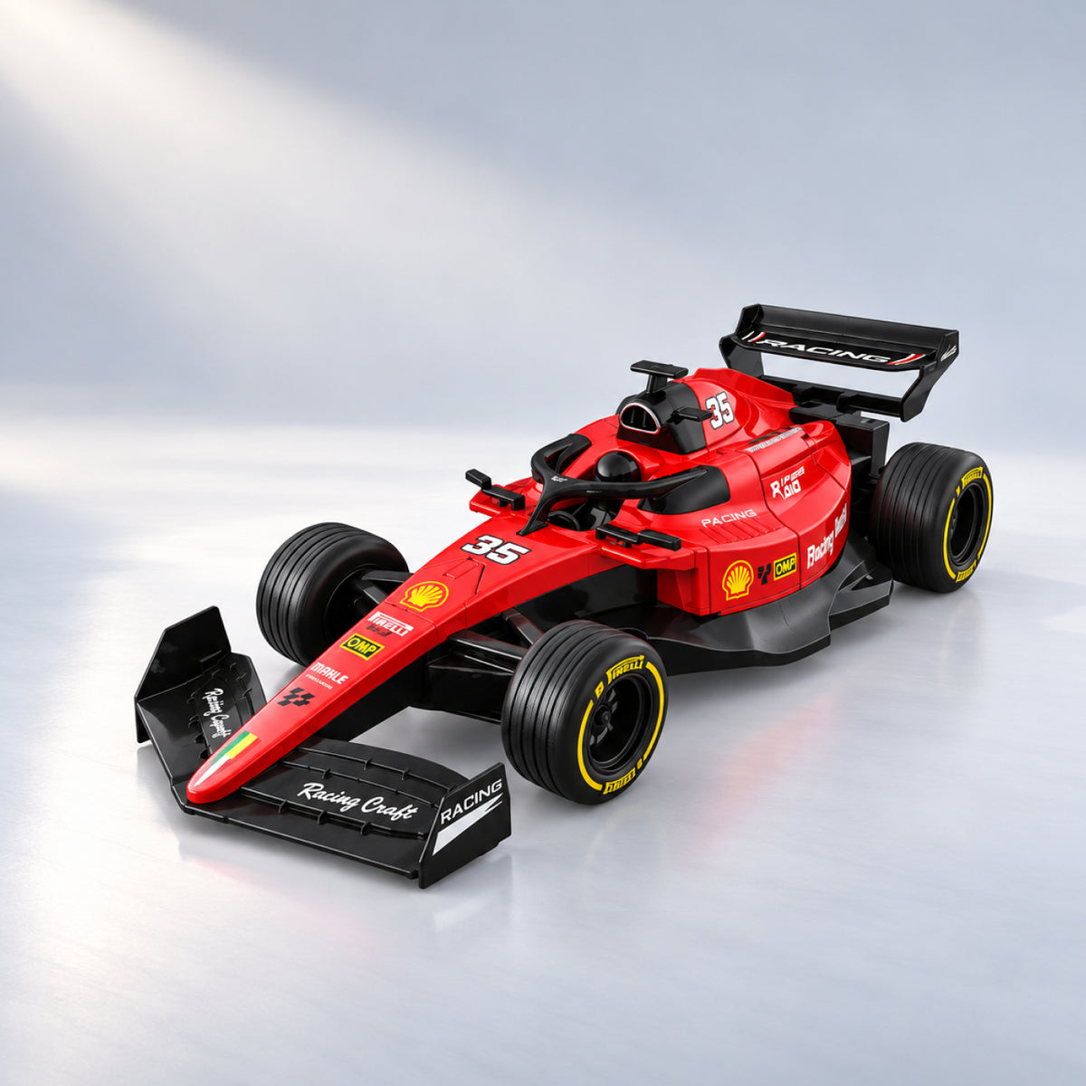 RC Formula Racing Car – 1:22 Scale Remote Control F1 Sports Car with Smoke Effect