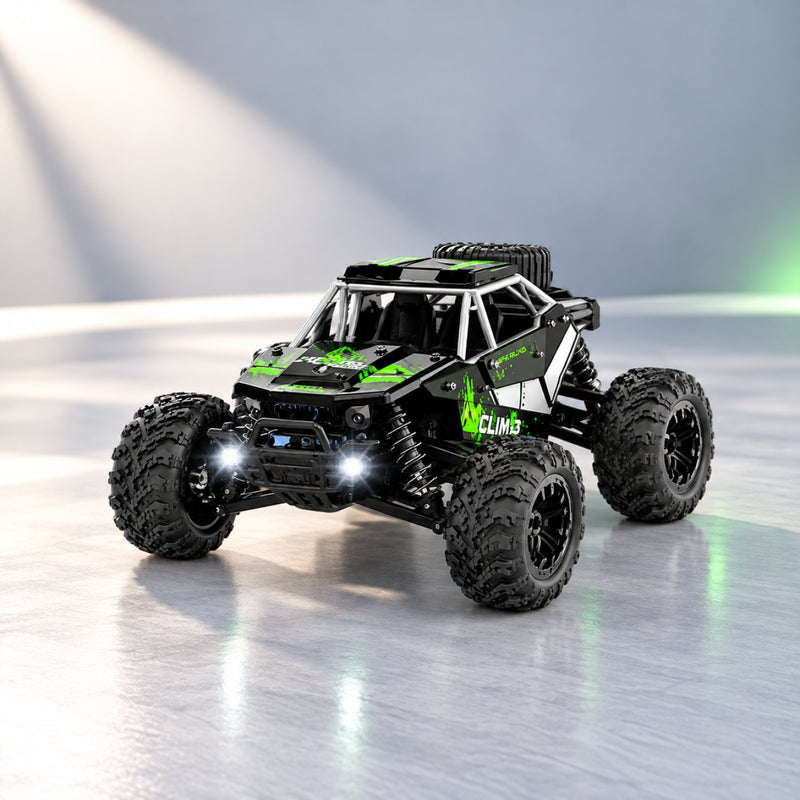RC Off-Road Rock Crawler Truck – 1:16 Scale 4WD High-Speed Remote Control Monster Truck