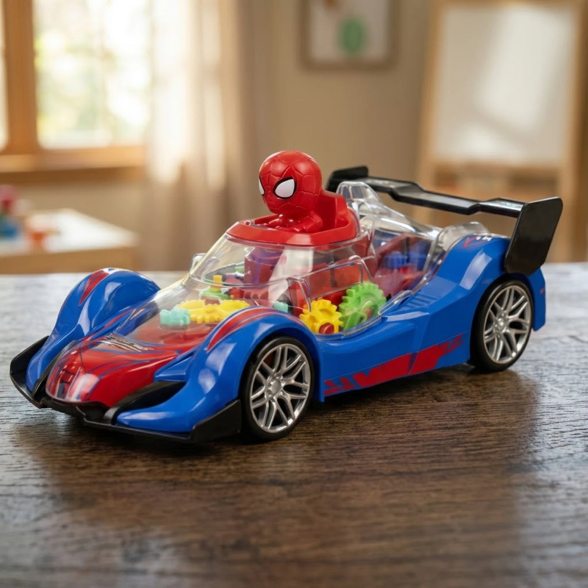 Spider Hero Universal Gear Car – Interactive Racing Toy