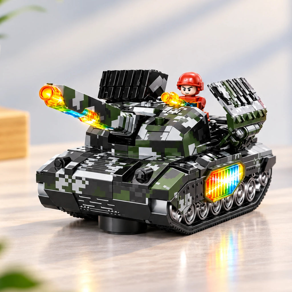 War Tank – Remote Control Military Toy with Lights & Music
