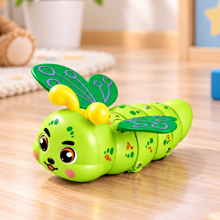 Stunt Caterpillar – 360° Revolving Musical Light-Up Toy