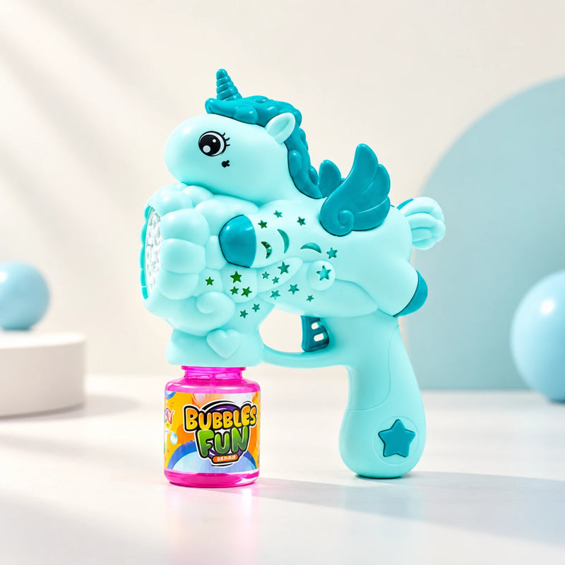 Unicorn Bubble Machine – Rechargeable Bubble Blaster