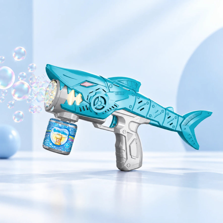 Shark Bubble Blaster – Mechanical Electric Bubble Gun