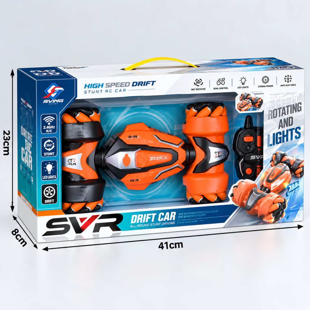 RC SVR Drift Car – 2.4GHz Remote Control Stunt Racing Car with Dual-Color Design