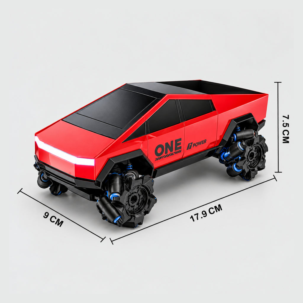 RC QTX Stunt Drift Car – 1:28 Scale 2.4GHz Remote Control Car with 360° Rotation