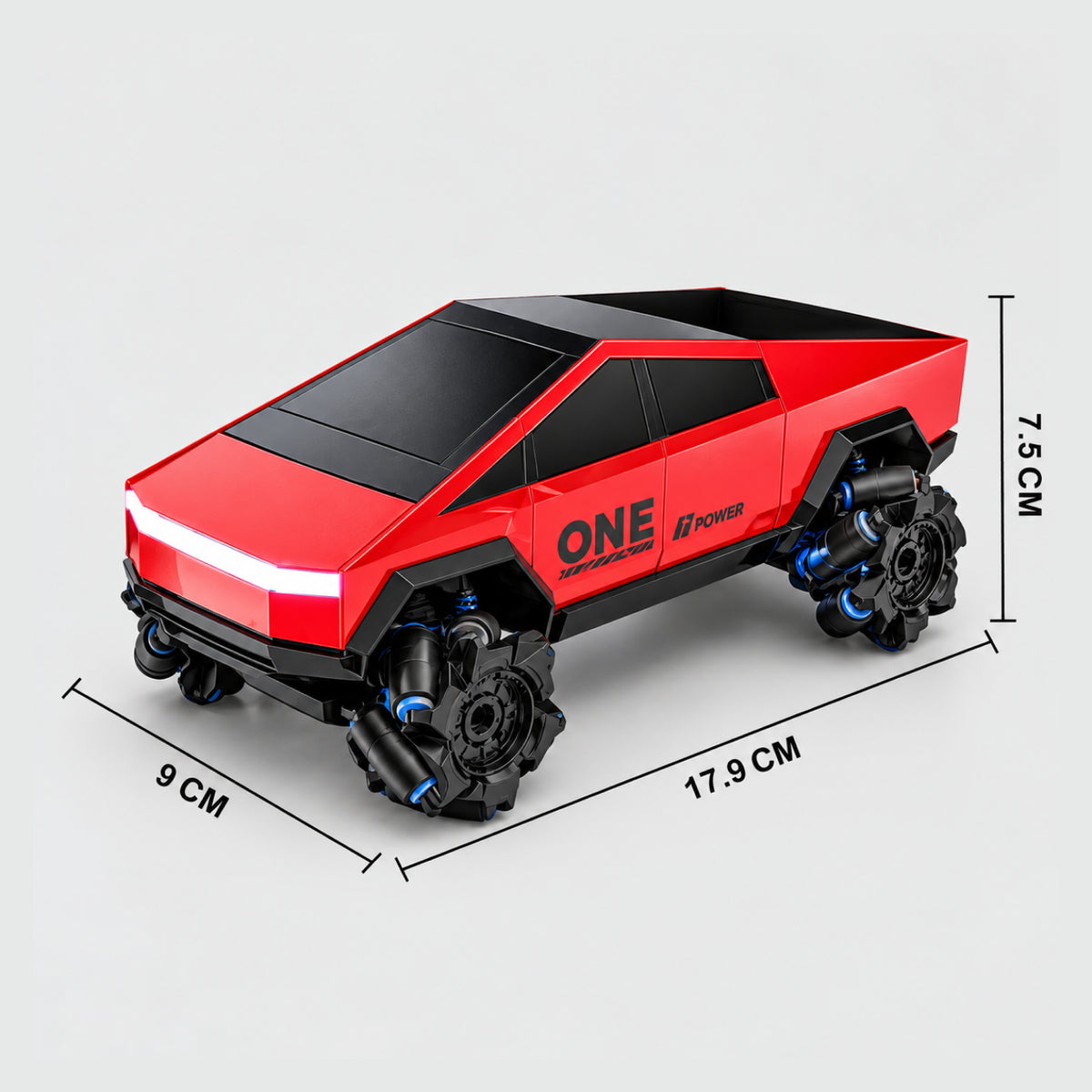 RC QTX Stunt Drift Car – 1:28 Scale 2.4GHz Remote Control Car with 360° Rotation