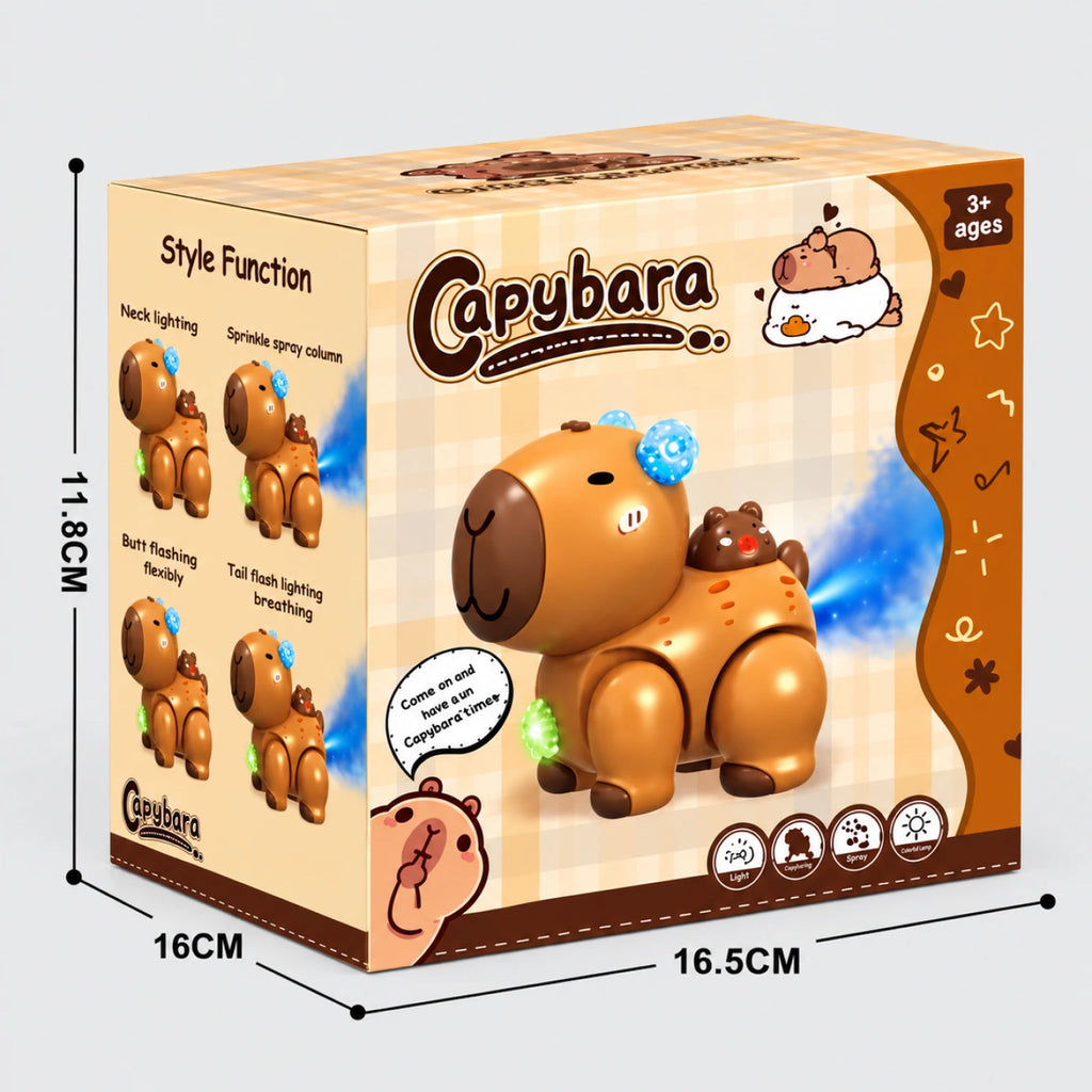 Capybara Interactive Toy – Musical Light-Up Dancing Capybara
