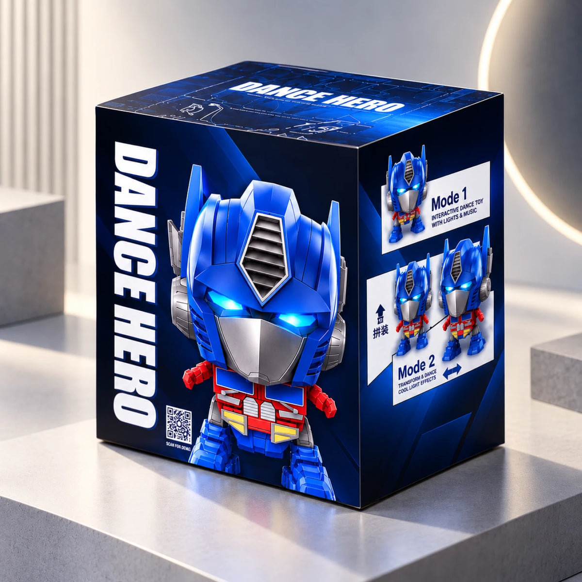 Dance Hero Robot Toy – Musical Light-Up Dancing Robot