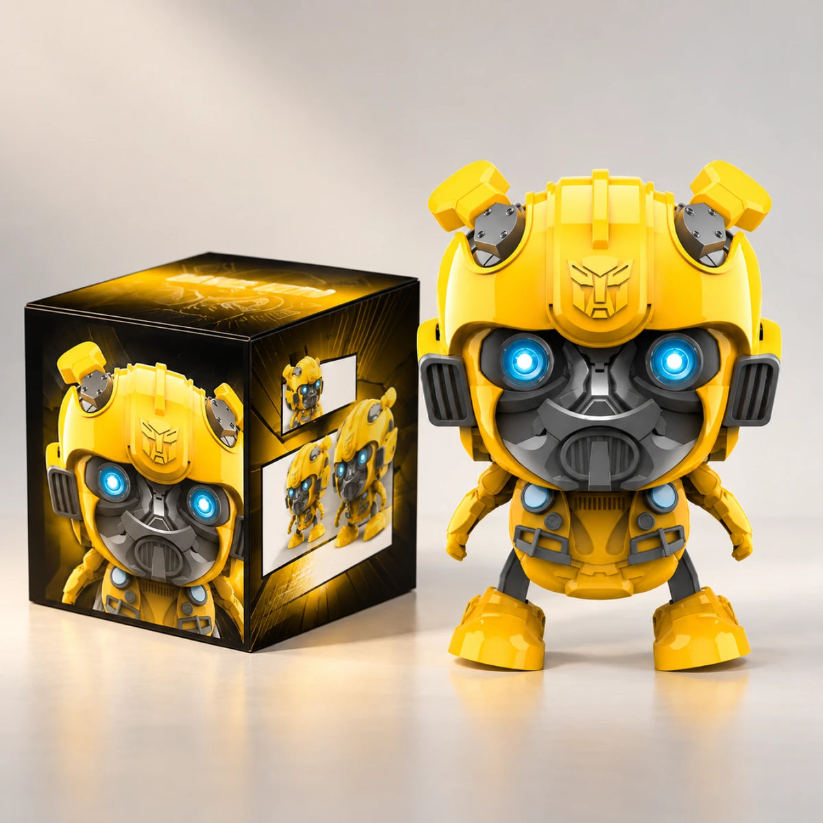 Transforming Bumblebee Robot Toy – Light-Up Dancing Hero Robot