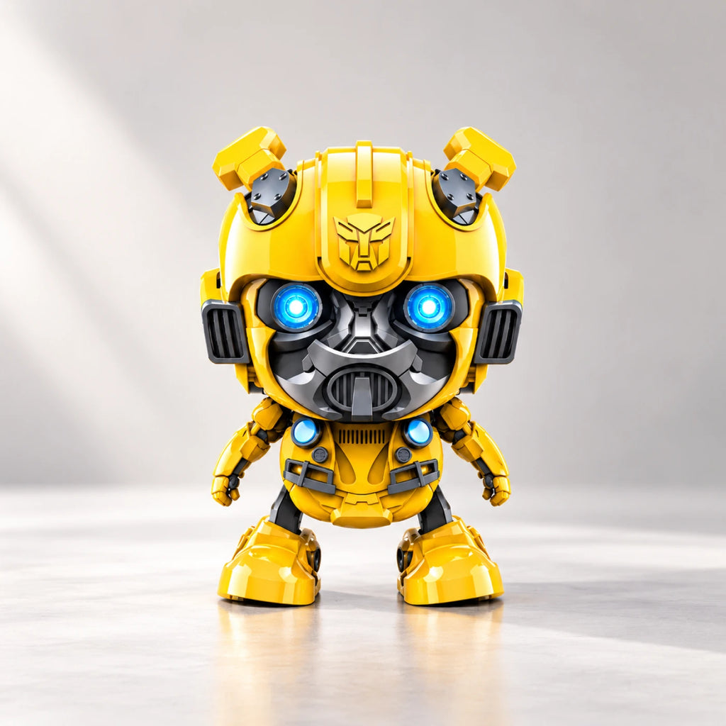 Transforming Bumblebee Robot Toy – Light-Up Dancing Hero Robot