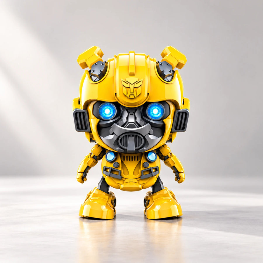 Transforming Bumblebee Robot Toy – Light-Up Dancing Hero Robot