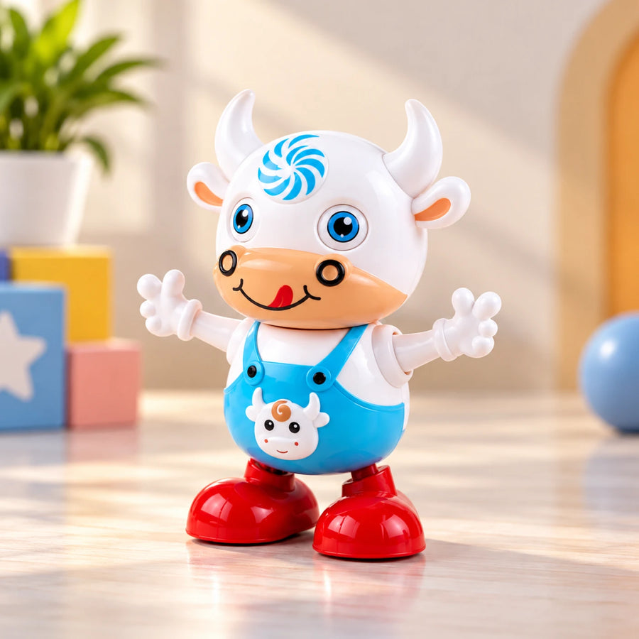 Dancing Cow Toy – Musical Light-Up Walking & Dancing Cow