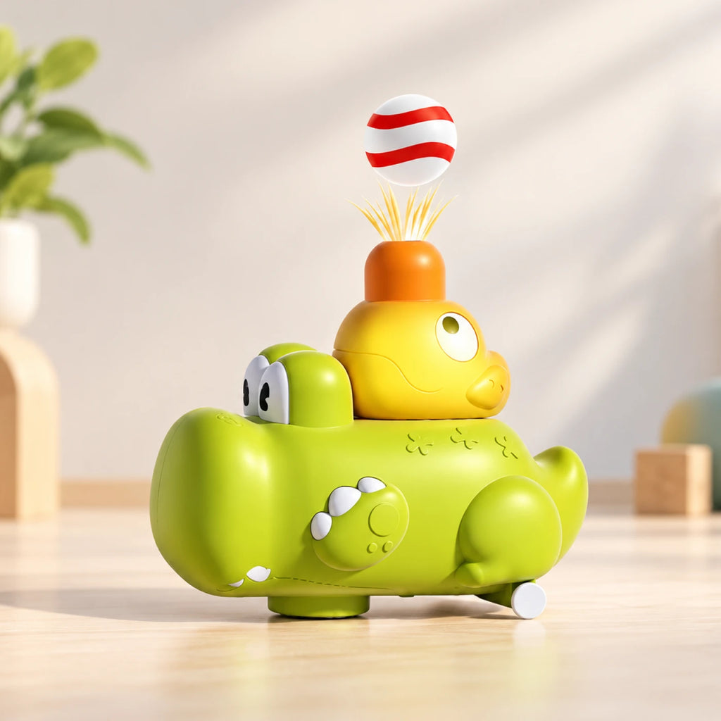 Floating Ball Crocodile – Interactive Air Ball Toy