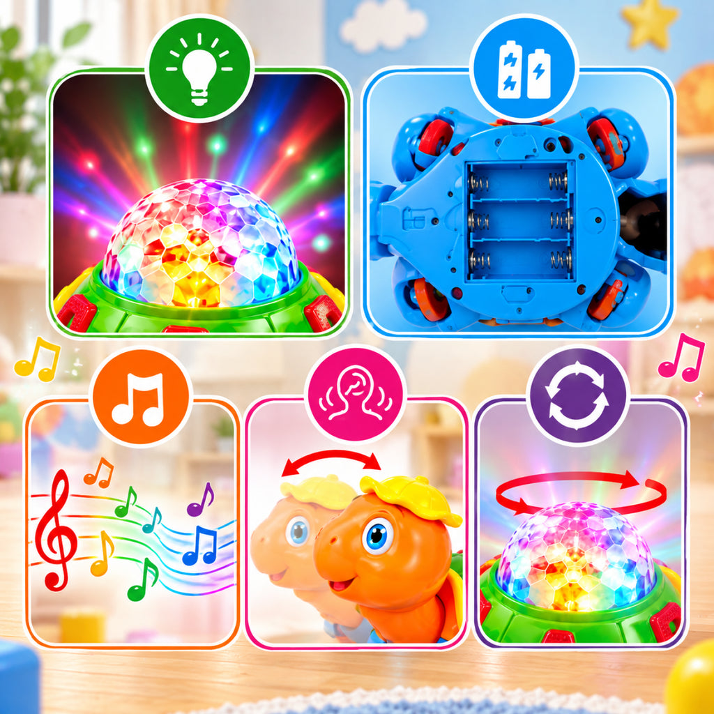 Happy Turtle – 3D Dream Lighting Musical Toy