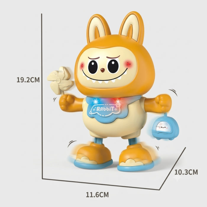 Swinging Labubu Toy – Musical Light-Up Dancing Character