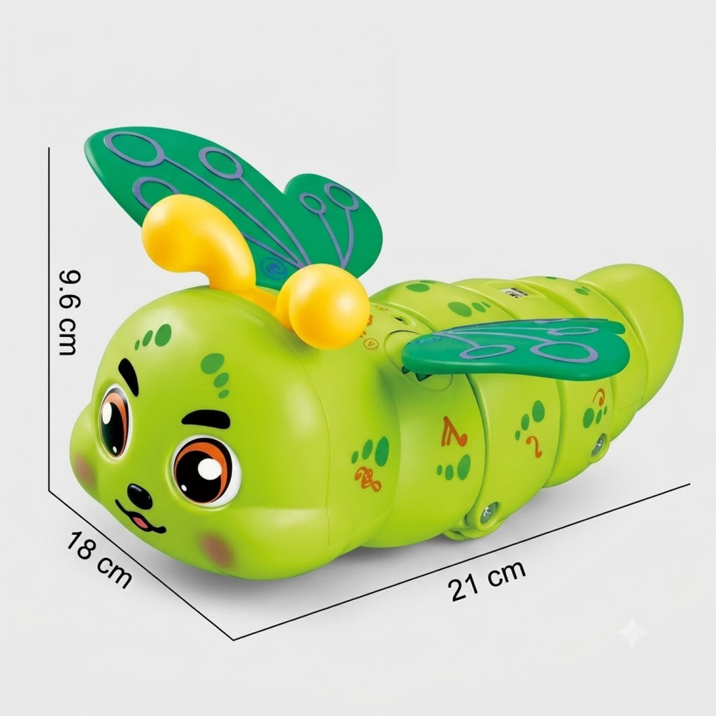 Stunt Caterpillar – 360° Revolving Musical Light-Up Toy