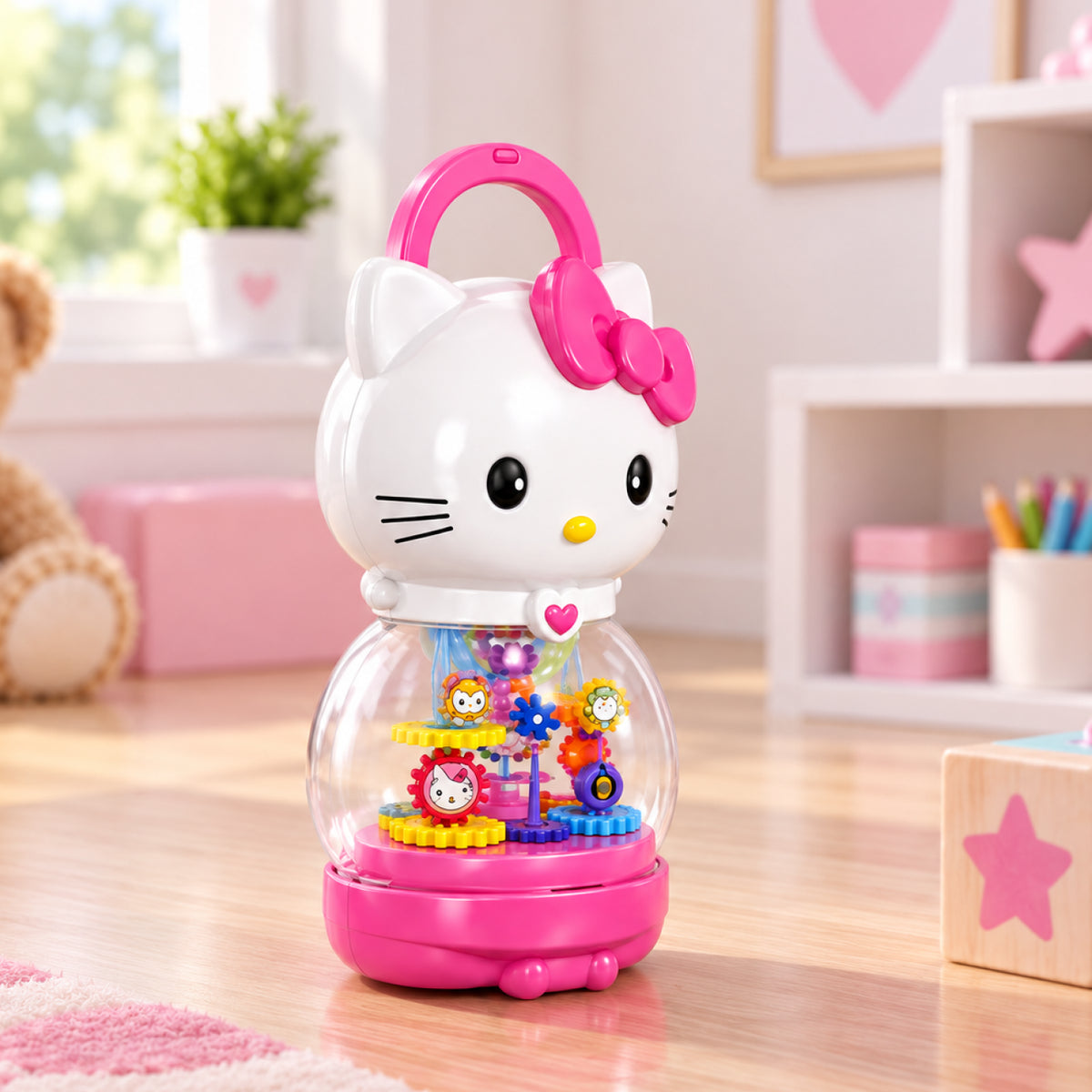 Hello Kitty Saving Box – Musical Light-Up Rotating Toy