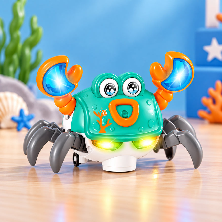 Cartoon Crab – Musical Light-Up Walking Toy