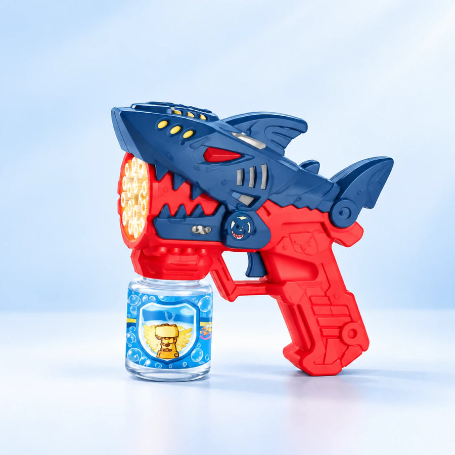 Shark Bubble Blaster – Electric Light-Up Bubble Gun