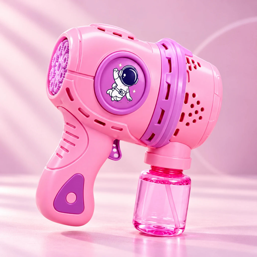 Space Bubble Gun – Automatic Astronaut Bubble Blaster