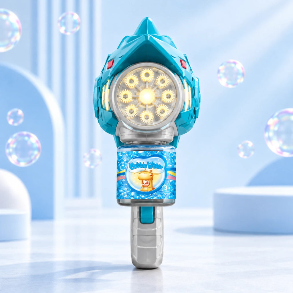 Shark Bubble Blaster – Mechanical Electric Bubble Gun