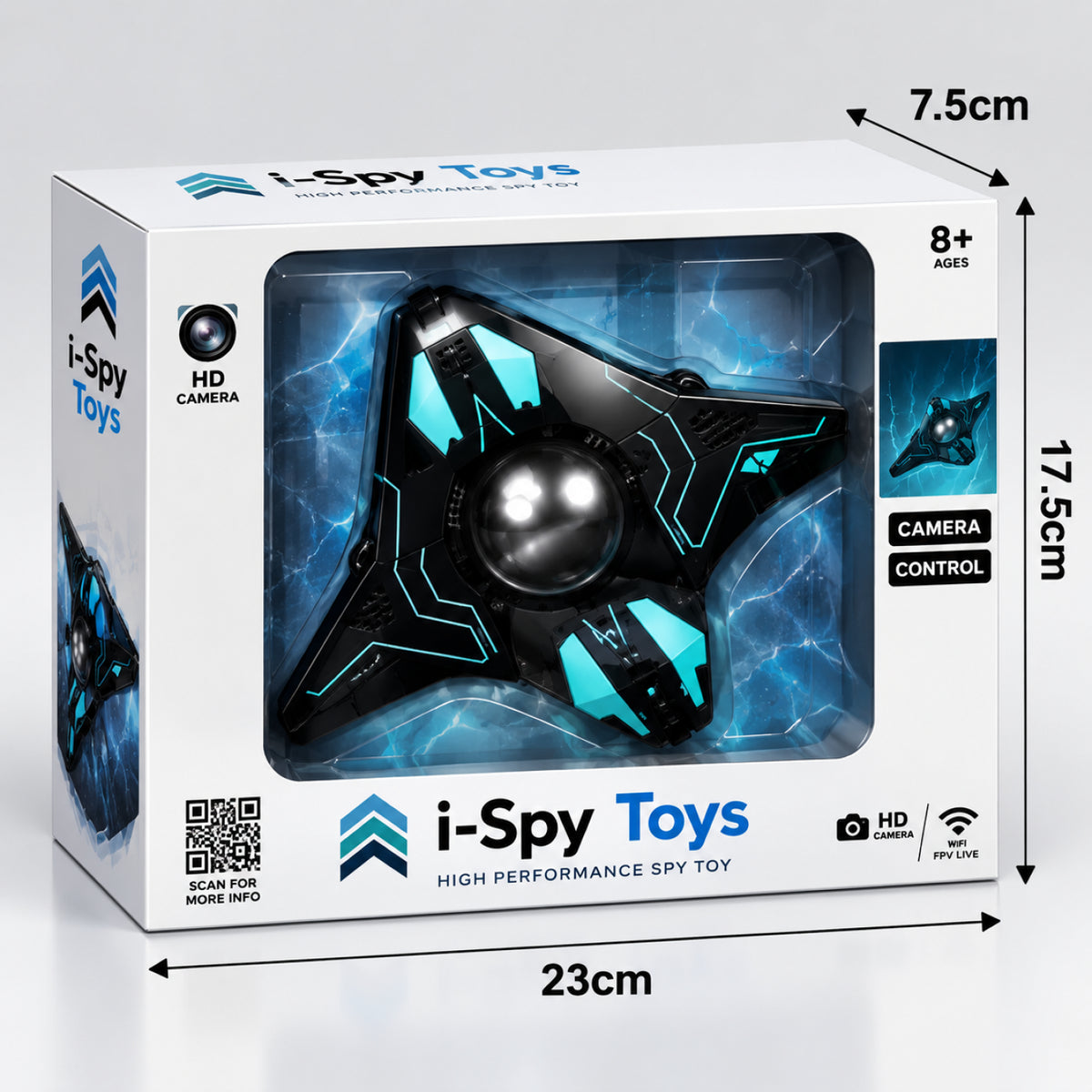 i-Spy Wi-Fi Spy Boat – App-Controlled RC Boat with Camera