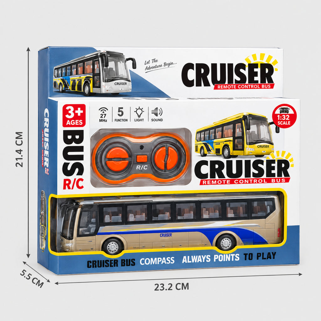 City Bus Cruiser – 27MHz 5-Channel RC Bus