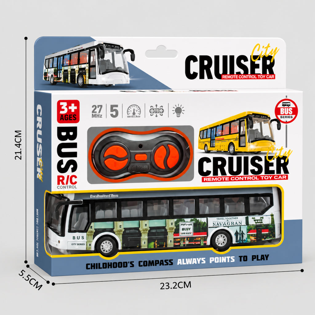 City Bus Cruiser – 27MHz 5-Channel RC Bus