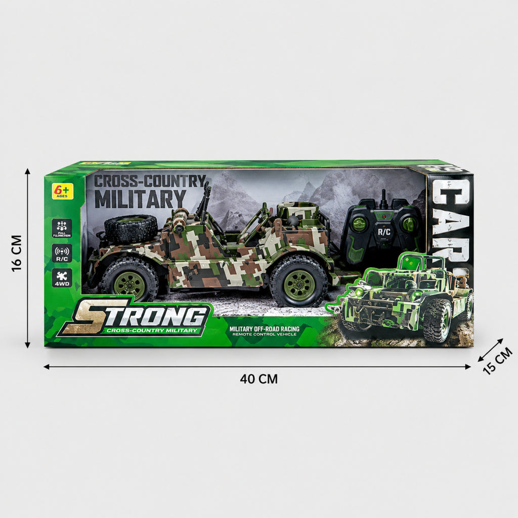 Strong Military RC Off-Road Car – Remote Control Army Vehiclea