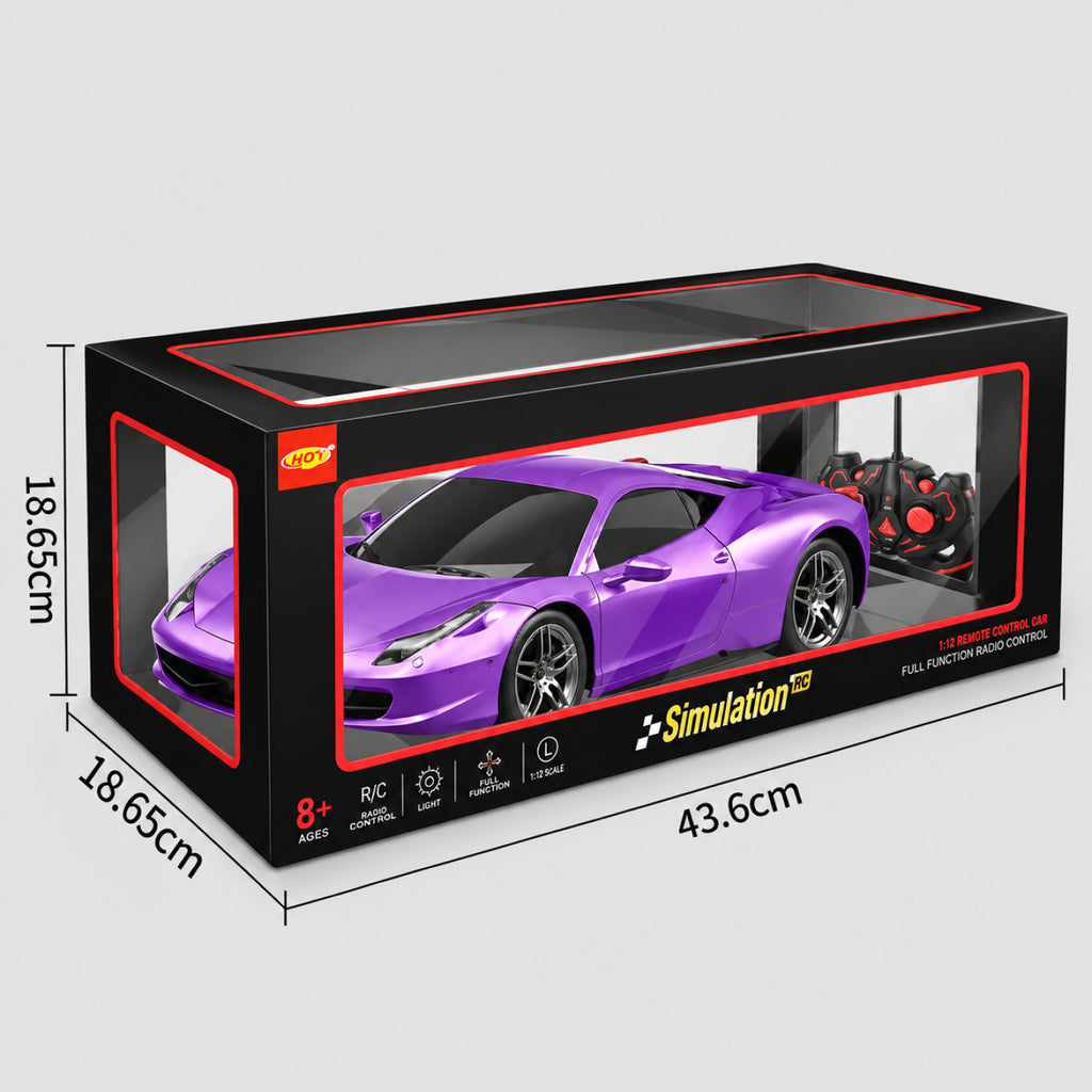 1:12 Scale RC Sports Car – Remote Control Supercar
