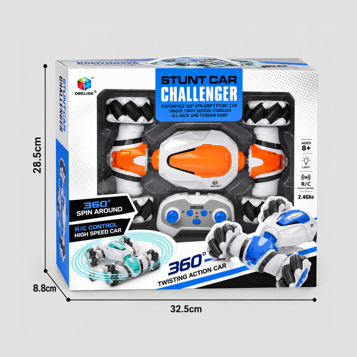 Stunt Car Challenger – 2.4GHz 360° RC Stunt Car