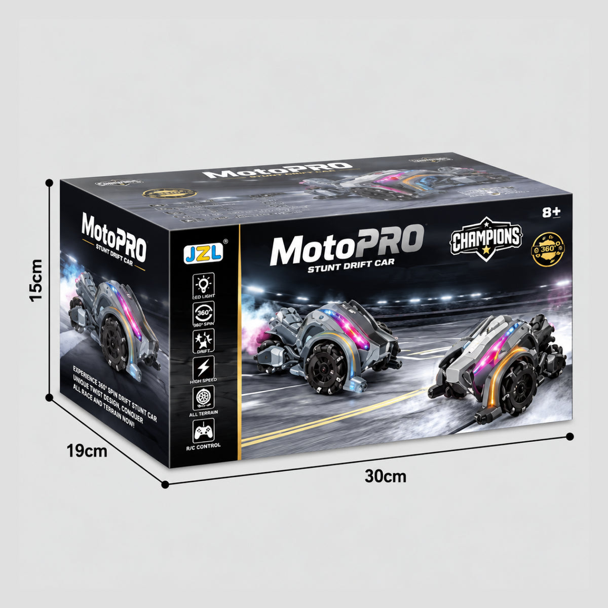 MotoPRO RC Stunt Motorcycle – Remote Control Racing Bike