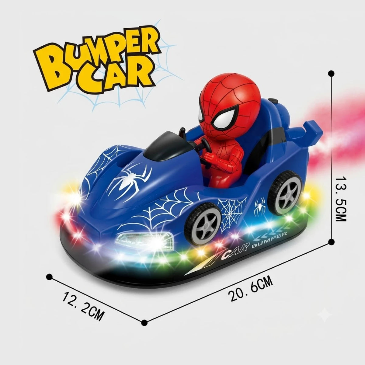 Spider-Man Bumper Car – Battery Operated Light-Up Toy