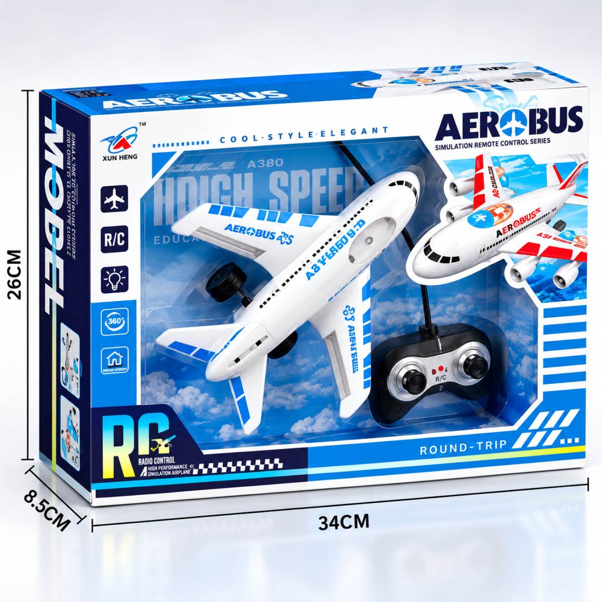 Aerobus RC Passenger Aircraft – Remote Control Flying Plane
