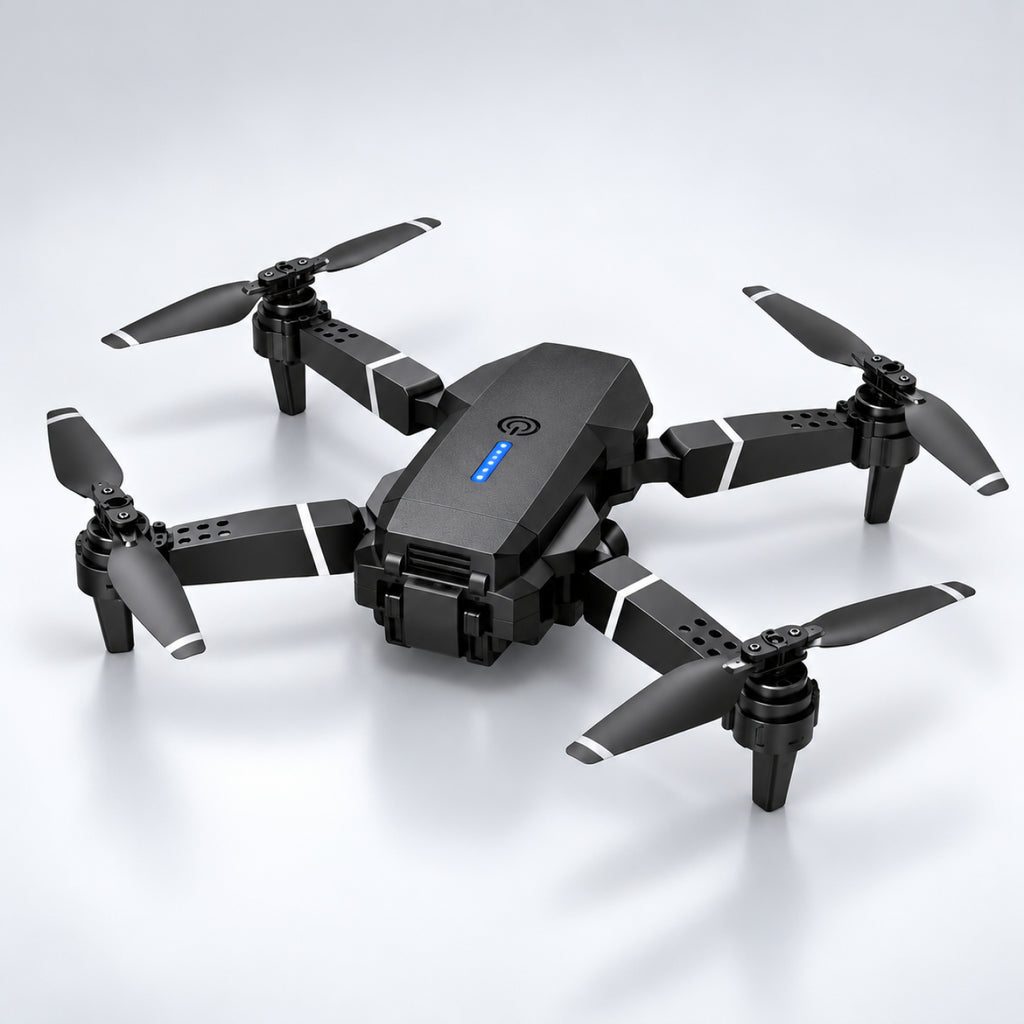 E88 Foldable RC Drone – Remote Control Quadcopter with 4K-Style Camera