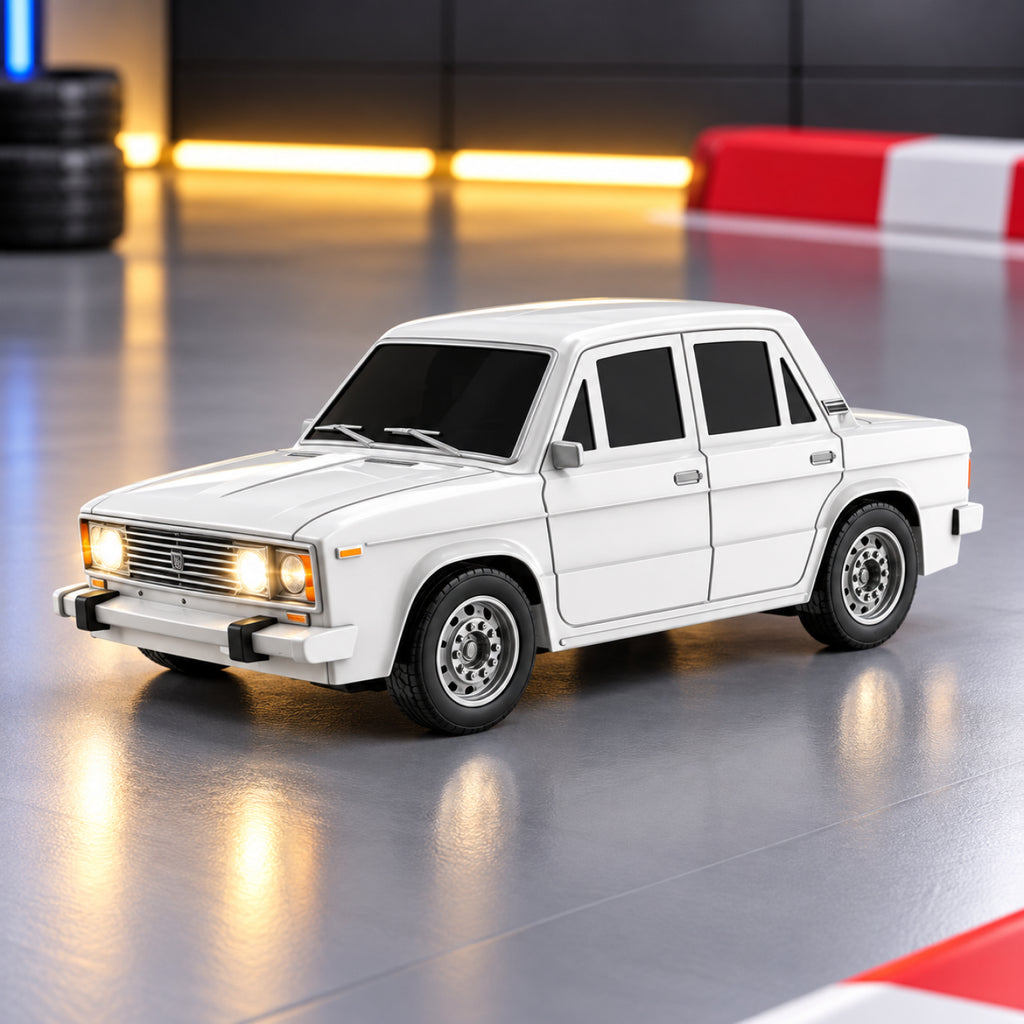 RC Classic Limousine Car – 1:12 Scale Remote Control Vintage Sedan with LED Lights