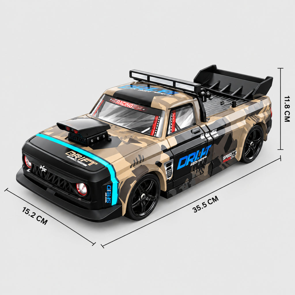 RC Drift Racing Truck – Remote Control Off-Road Racing Car with Sporty Body Design