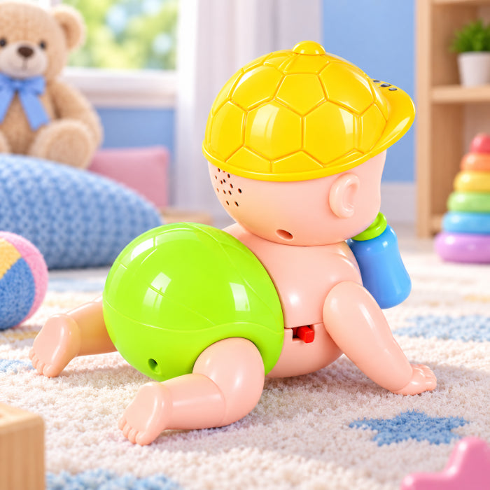 Crawling Baby Toy – Musical Light-Up Crawling Doll