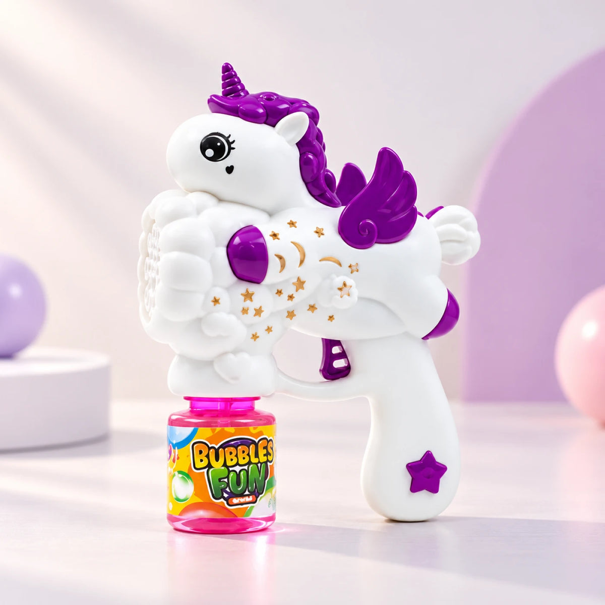 Unicorn Bubble Machine – Rechargeable Bubble Blaster