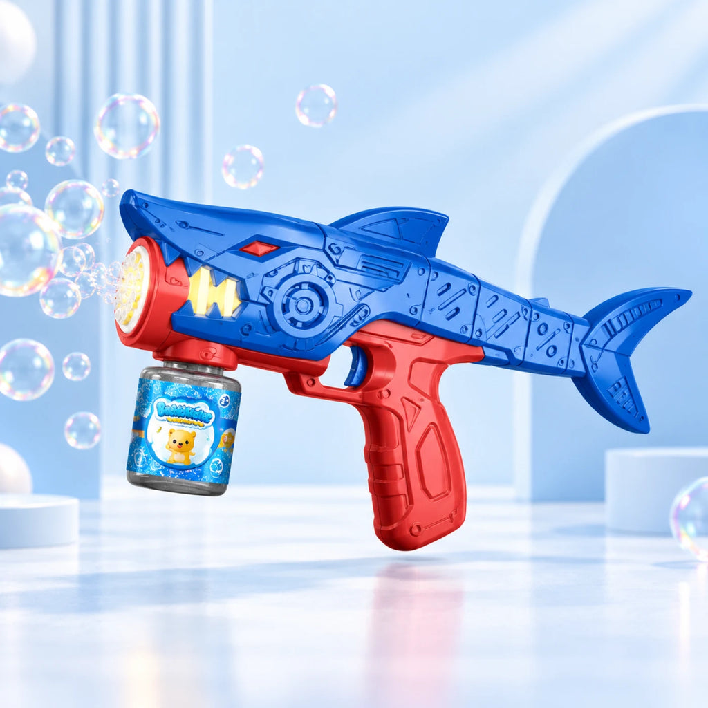 Shark Bubble Blaster – Mechanical Electric Bubble Gun