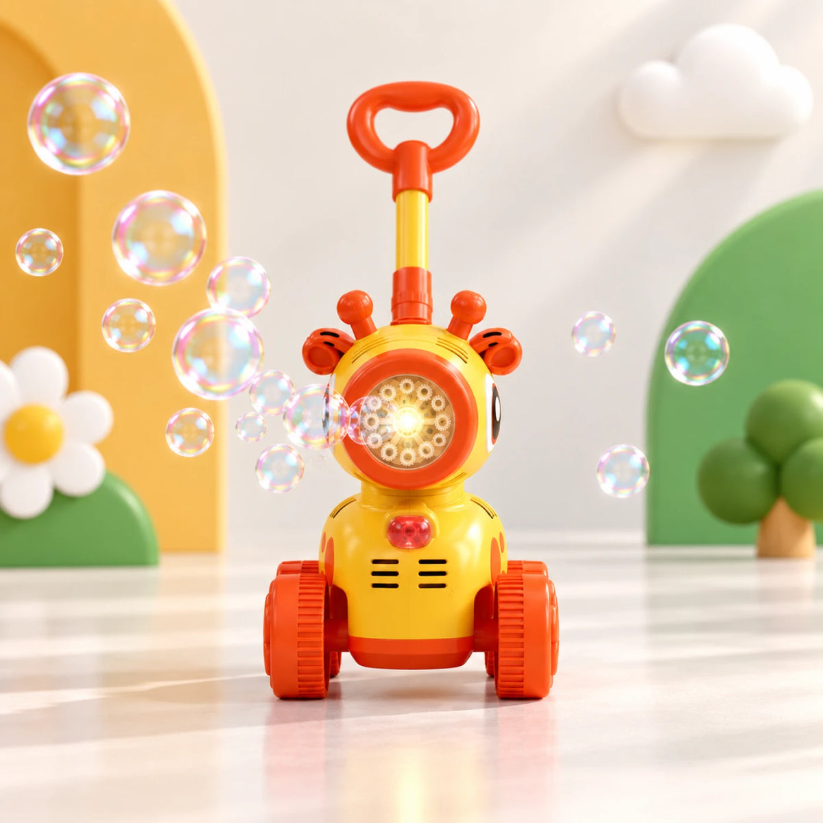 Giraffe Bubble Stroller – Light-Up Bubble Toy