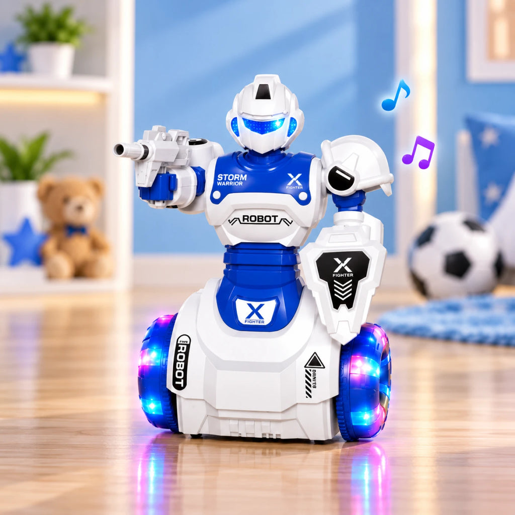 Dancing Robot Toy – Light & Music Interactive Walking Robot