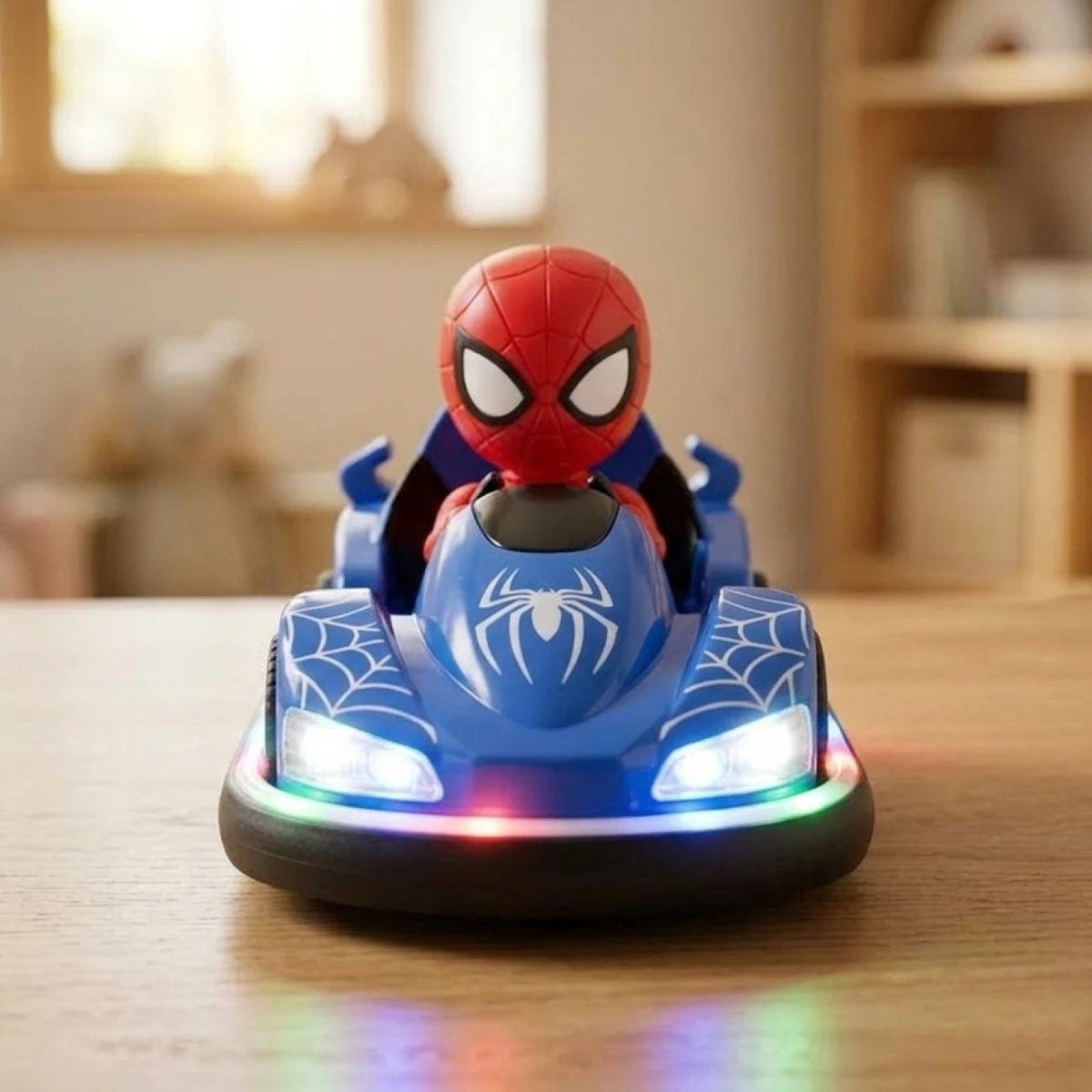Spider-Man Bumper Car – Battery Operated Light-Up Toy