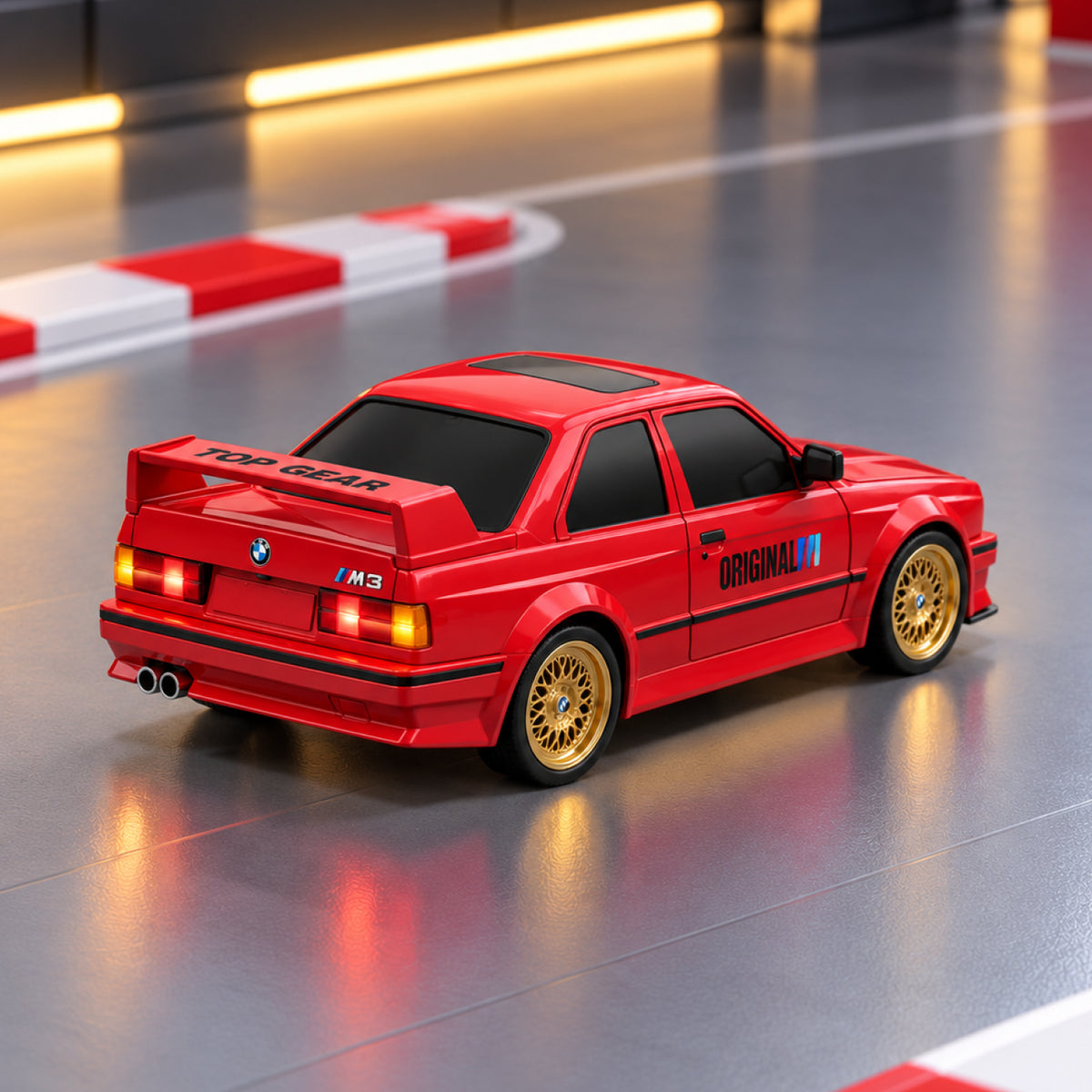 RC Retro Drift Racing Car – 1:16 Scale 4WD Remote Control Sports Car with Neon Lights