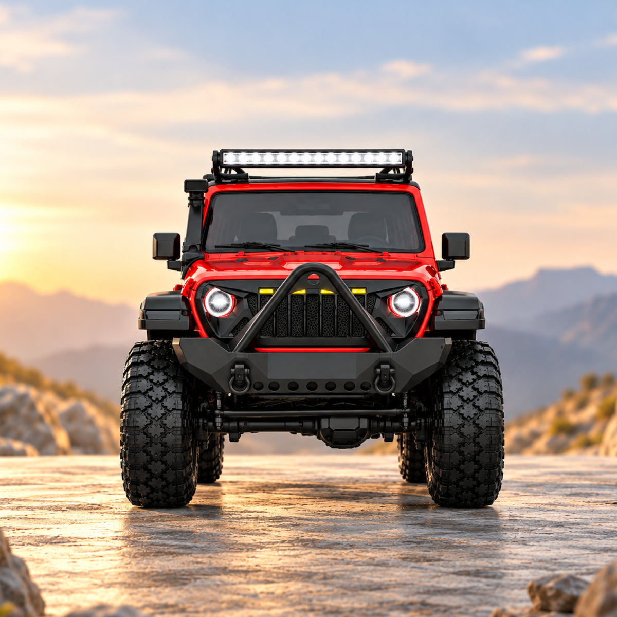 RC Off-Road Monster SUV – 1:16 Scale 4WD Remote Control Climbing Truck