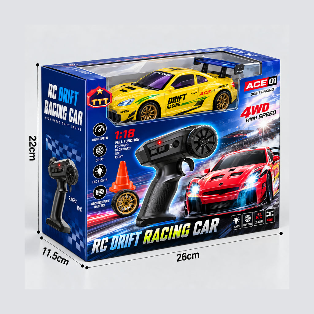 Racing RC Sports Car – 2.4GHz Remote Control Drift Car